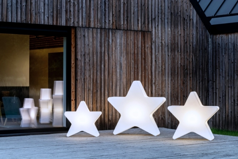 Świecące gwiazdy LED